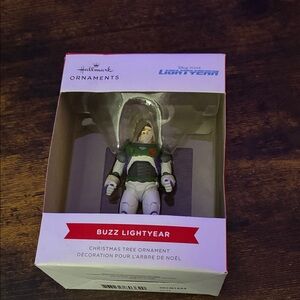 Hallmark Buzz Lightyear Ornament with Green and White Suit